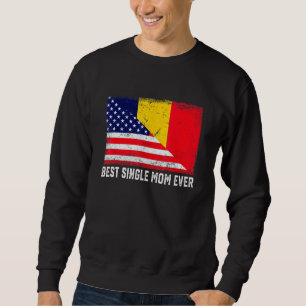 Sweatshirt Drapeau Américain & Tchad Drapeau Meilleur single