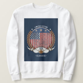 Sweatshirt Drapeau américain vintage 1974