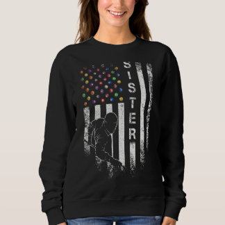 Sweatshirt Drapeau Américain vintage Pier Billard Snoo