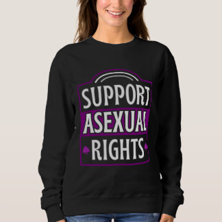 Sweatshirt Drapeau arc-en-ciel de soutien aux droits des pers