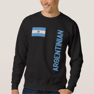 Sweatshirt Drapeau Argentin Et Racines Argentine