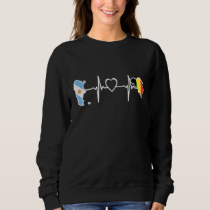 Sweatshirt Drapeau Argentine Belgique Argentin Belge Battemen