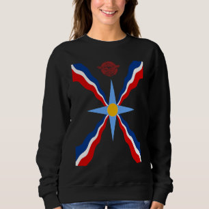 Sweatshirt Drapeau assyrien Ashur Drapeau assyrien Ator