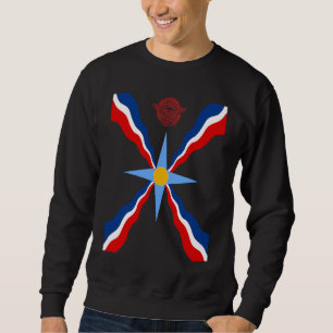 Sweatshirt Drapeau assyrien Ashur Drapeau assyrien Ator