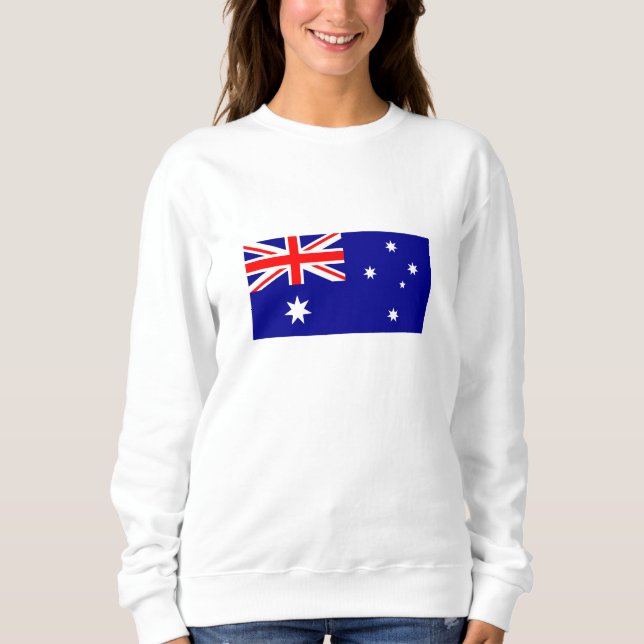 Sweatshirt Drapeau australien patriotique (Devant)