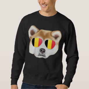 Sweatshirt Drapeau Belgique Akita Belgique Pochette