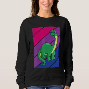 Sweatshirt Drapeau Bisexuel Fierté Dinosaures Fier LGBTQ Alli