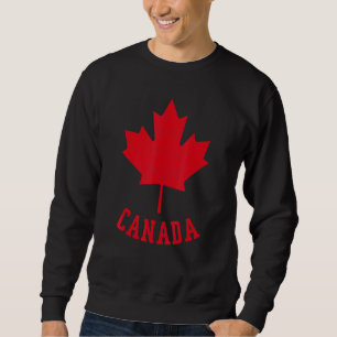 Sweatshirt Drapeau canadien Indépendance Feuille d'érable Hom