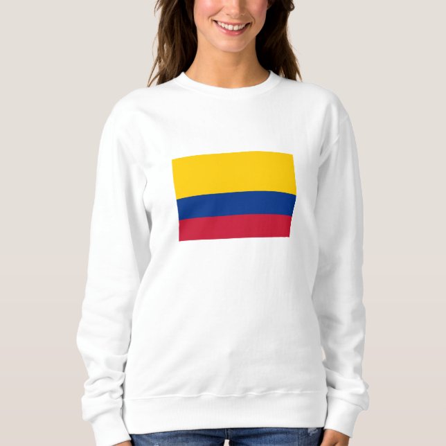 Sweatshirt Drapeau Colombie (Devant)