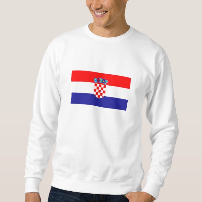 Sweatshirt Drapeau croate (Devant)