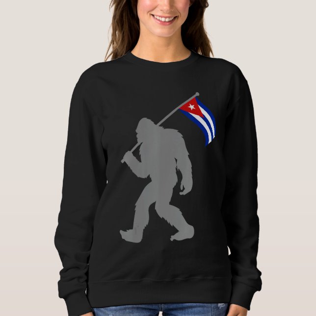 Sweatshirt Drapeau cubain sur Cuba (Devant)