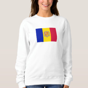 Sweatshirt Drapeau d'Andorre patriotique
