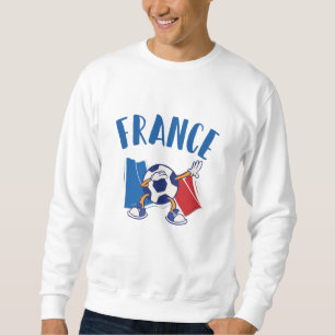Sweatshirt Drapeau de balle de soccer en France