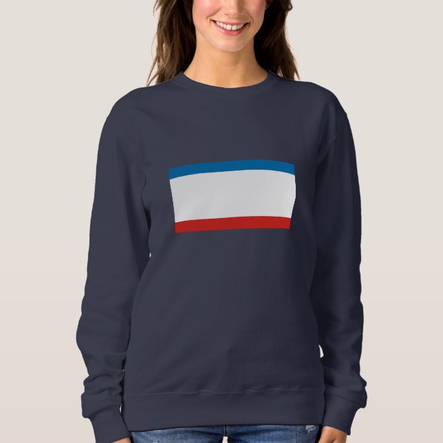 Sweatshirt Drapeau de Crimée (Devant)