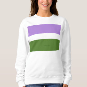 Sweatshirt Drapeau de fierté genderqueer de SlipperyJoe lavan