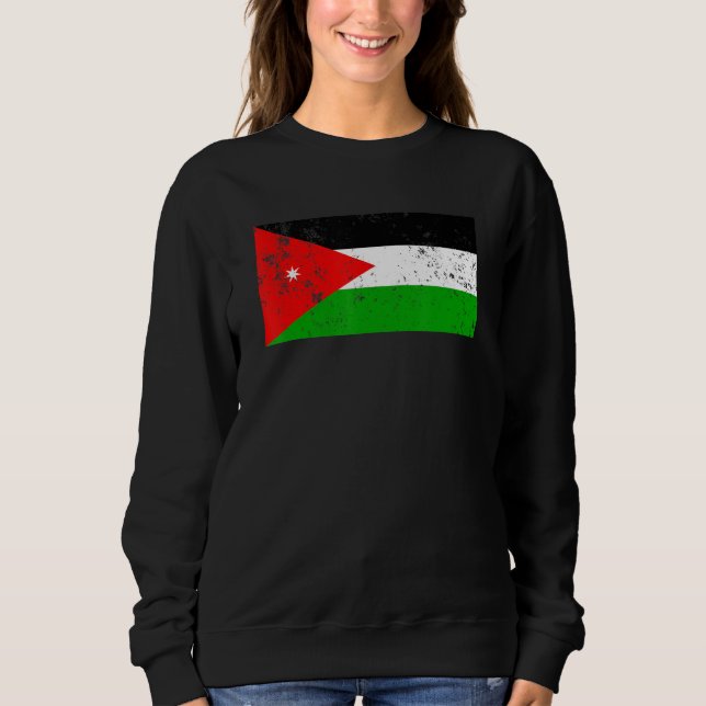 Sweatshirt Drapeau De Jordanie (Devant)