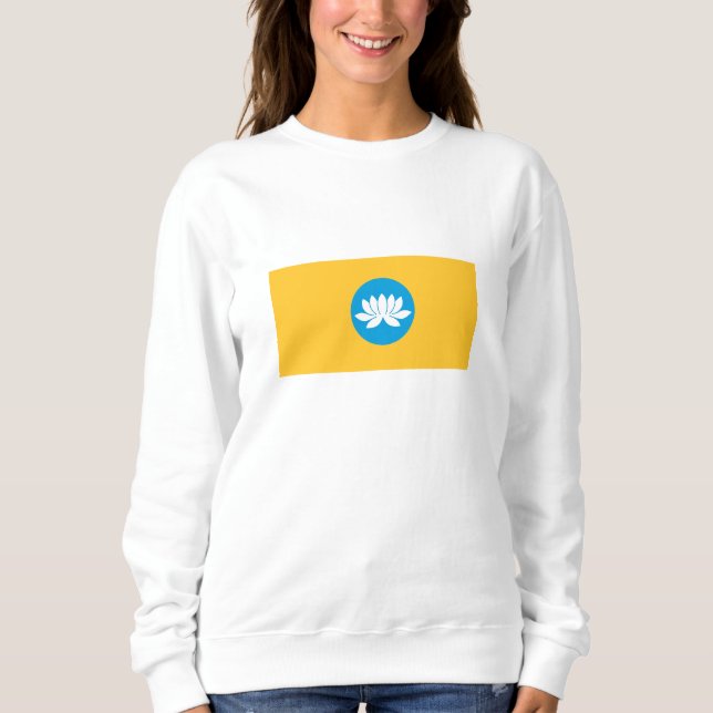 Sweatshirt Drapeau de Kalmoukie (Devant)