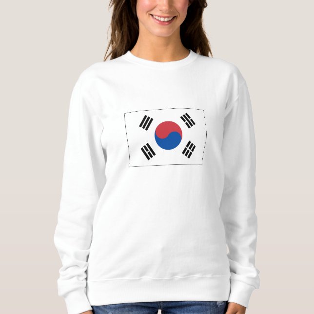 Sweatshirt Drapeau de la Corée du Sud (Devant)
