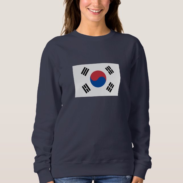 Sweatshirt Drapeau de la Corée du Sud (Devant)