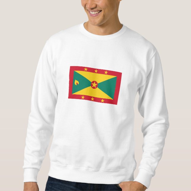 Sweatshirt Drapeau de la Grenade (Devant)