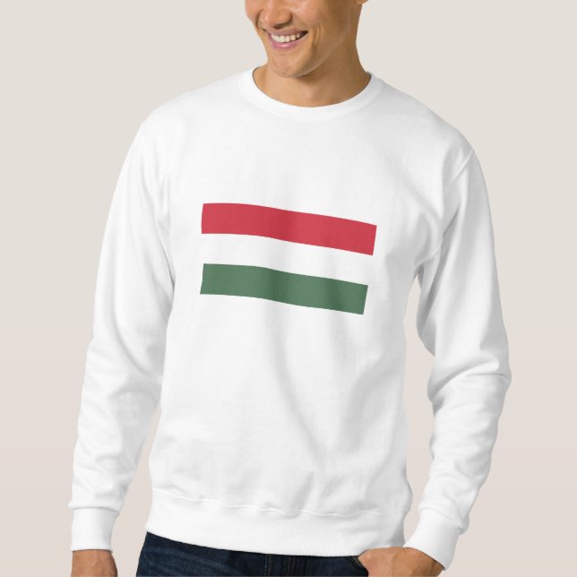 Sweatshirt Drapeau de la Hongrie (Devant)