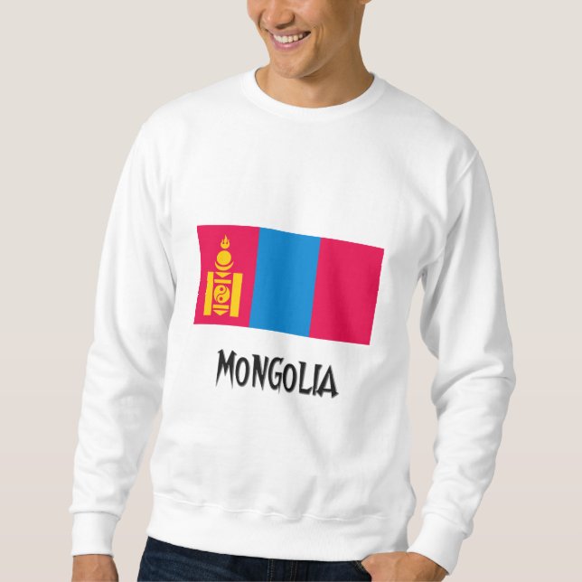 Sweatshirt Drapeau de la Mongolie (Devant)