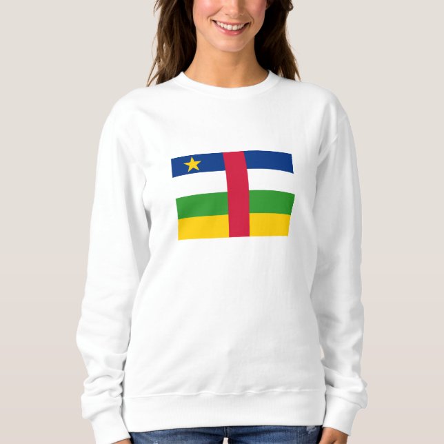Sweatshirt Drapeau de la République centrafricaine (Devant)