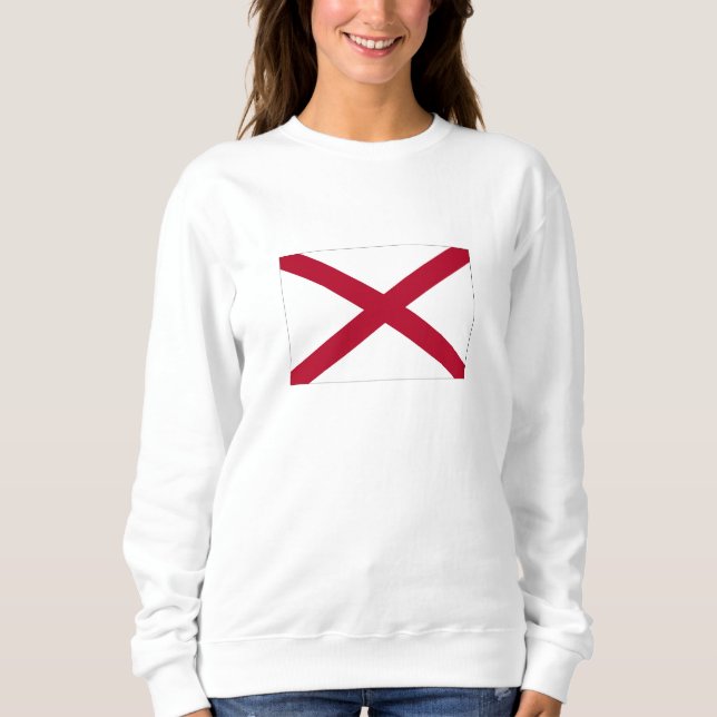Sweatshirt Drapeau de l'Alabama (Devant)