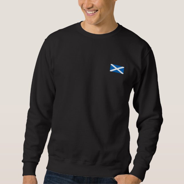 Sweatshirt Drapeau de l'Ecosse - souvenir écossais de drapeau (Devant)