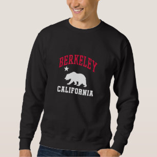 Sweatshirt Drapeau de l'état de Berkeley California Bear Star