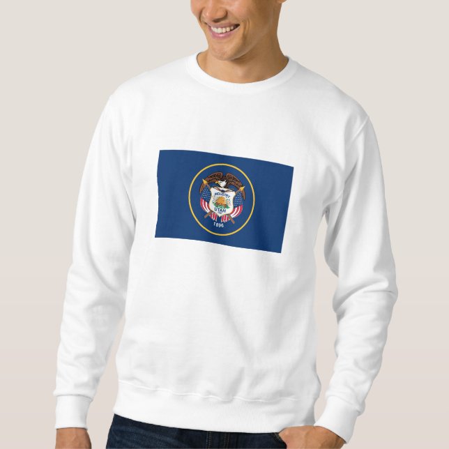 Sweatshirt Drapeau de l'État de l'Utah (Devant)