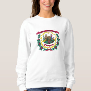Sweatshirt Drapeau de l'État de Virginie-Occidentale