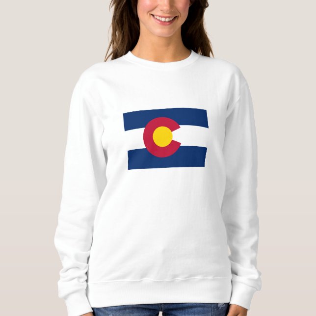 Sweatshirt Drapeau de l'État du Colorado (Devant)