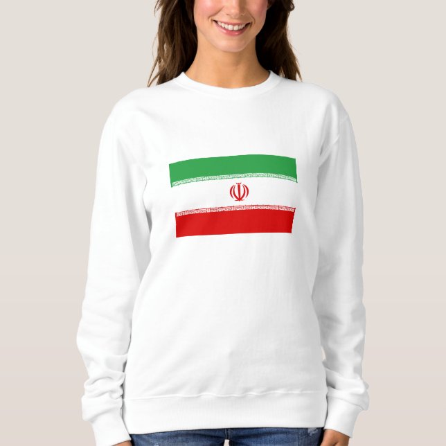 Sweatshirt Drapeau de l'Iran (Devant)