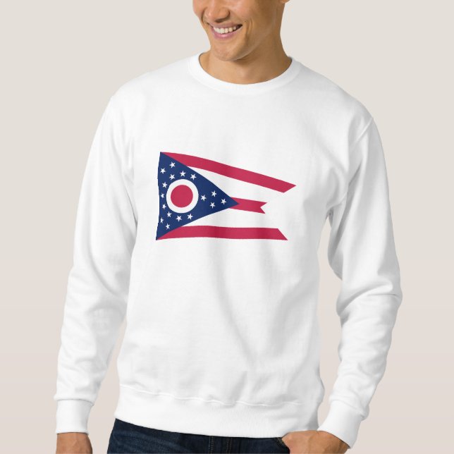 Sweatshirt Drapeau de l'Ohio (Devant)