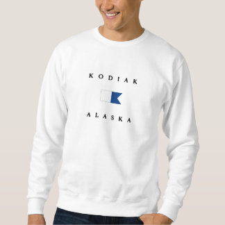 Sweatshirt Drapeau de piqué de l'Alaska de Kodiak alpha