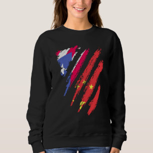 Sweatshirt Drapeau de Porto Rico Fabriqué en Chine Patriot Pa