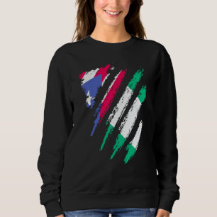 Sweatshirt Drapeau de Porto Rico Nigéria Patriot Pays Cultivé
