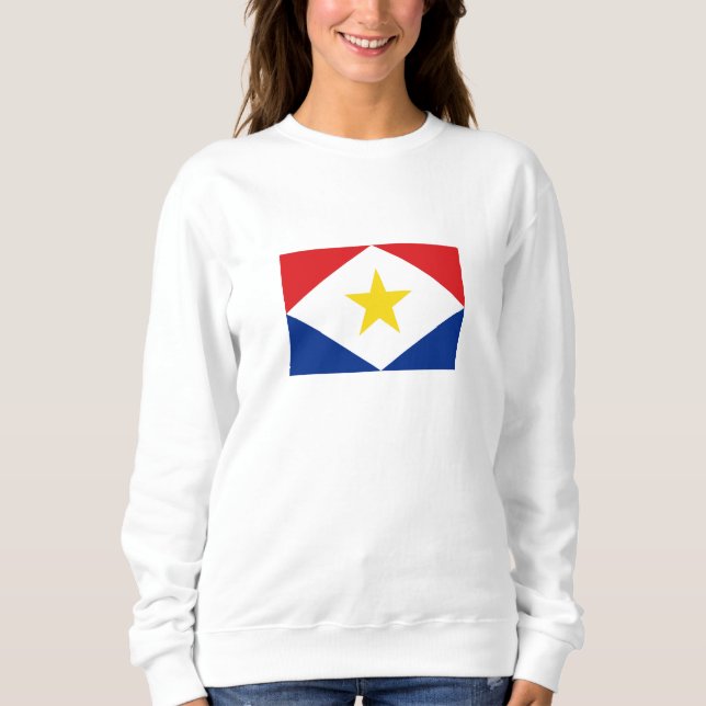 Sweatshirt Drapeau de Saba (Devant)