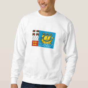 Sweatshirt Drapeau de Saint-Pierre-et-Miquelon