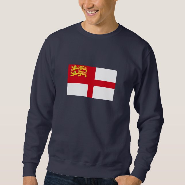 Sweatshirt Drapeau de Sercq (Devant)