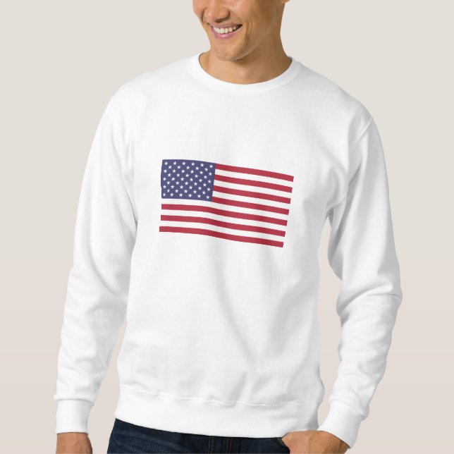 Sweatshirt Drapeau des États-Unis (Devant)