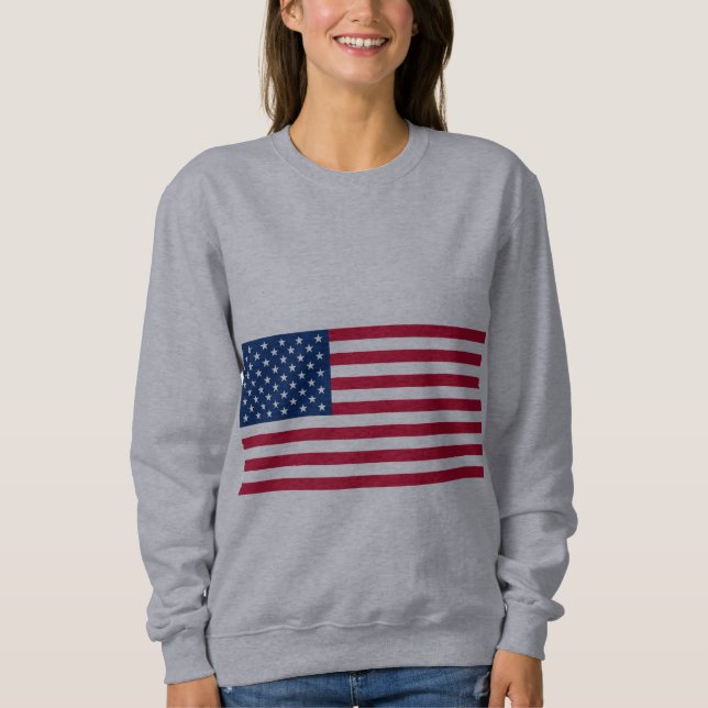 Sweatshirt Drapeau des États-Unis (Devant)