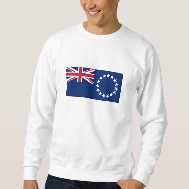 Sweatshirt Drapeau des Îles Cook (Devant)