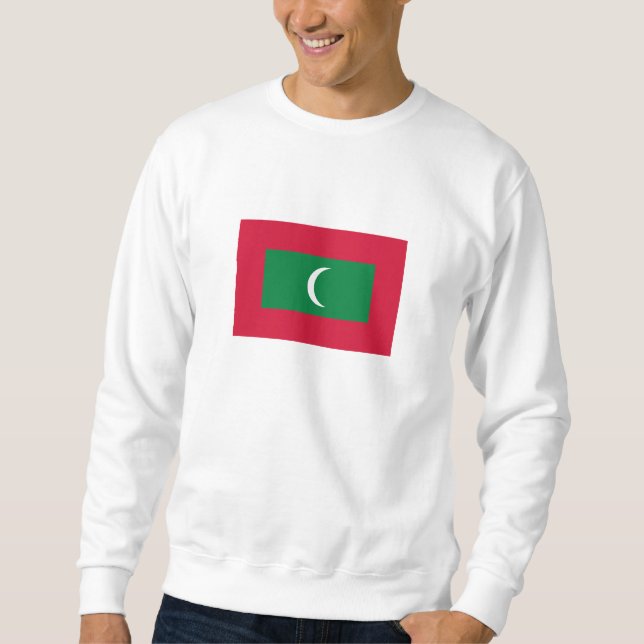 Sweatshirt Drapeau des Maldives (Devant)