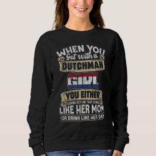Sweatshirt Drapeau des Pays-Bas Fiers Hollandais Hommes & Fem