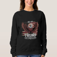 Drapeau du 45e et 47e président Trump 2025 Aigle A