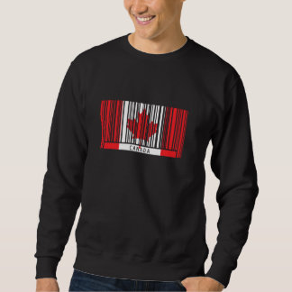 Sweatshirt Drapeau du Canada Funky Patrimoine canadien Code à