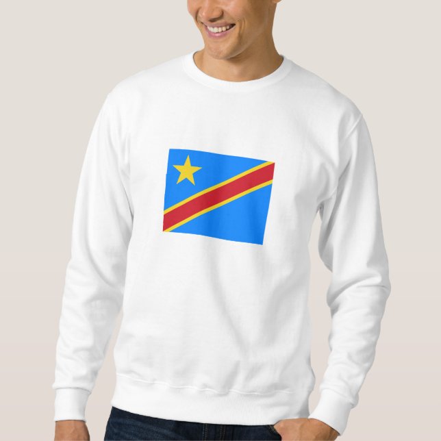 Sweatshirt Drapeau du Congo Kinshasa (Devant)