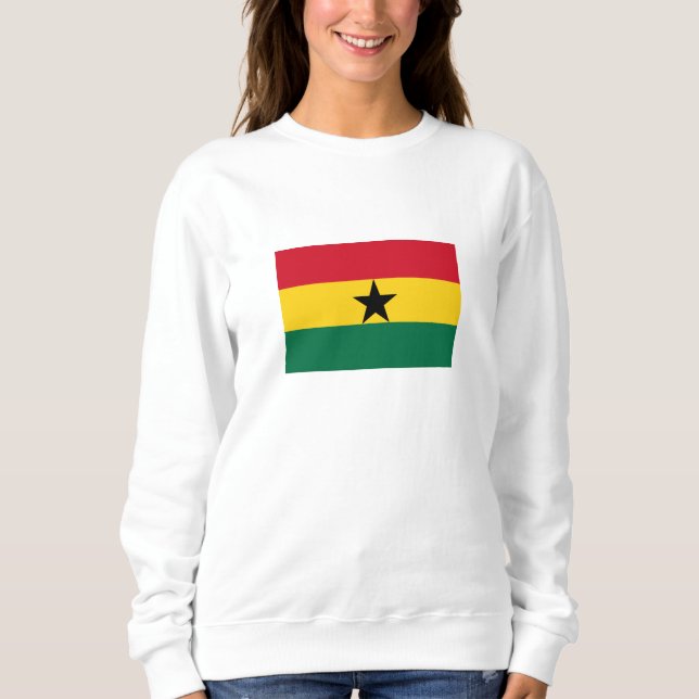 Sweatshirt Drapeau du Ghana (Devant)